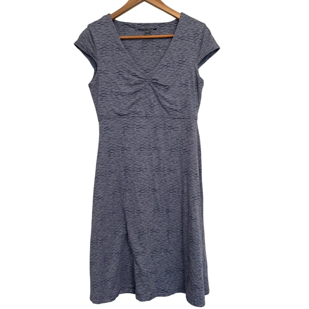 Toad & Co Cue Rosemarie Dress Aquifer Wave size Small